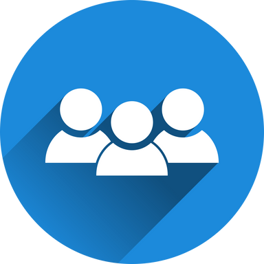 User Group in Circle Illustration